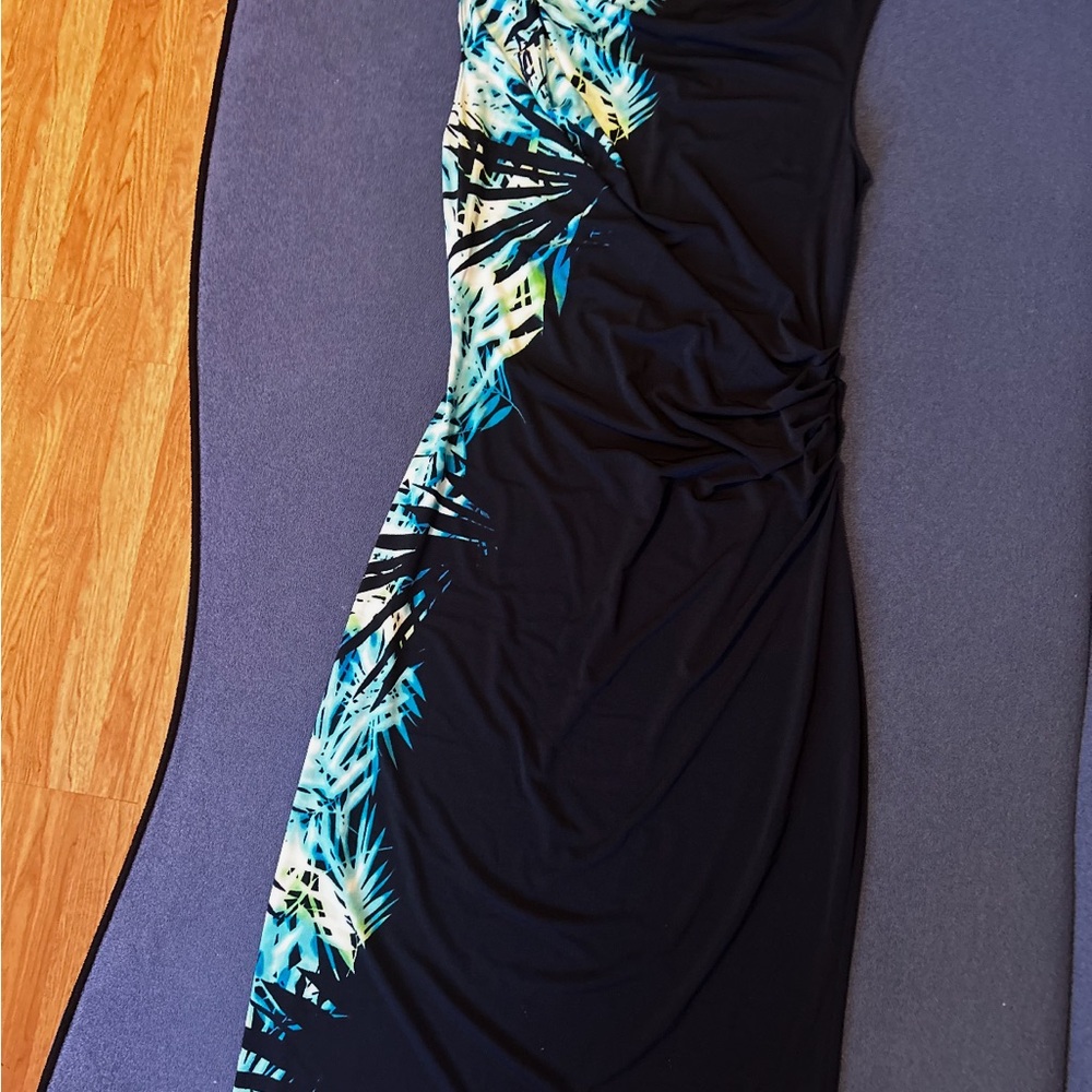 Tahari Multicolor Abstract Pattern dress